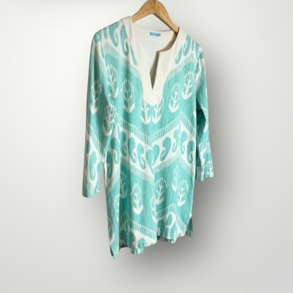 J. McLaughlin | Catalina Cloth Pullover Top Anchor Seahorse EUC - Picture 3 of 8